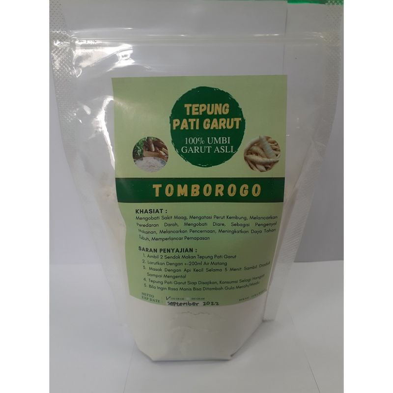 

Tepung Pati Garut / Irut 100% Umbi Garut Asli 250 gram
