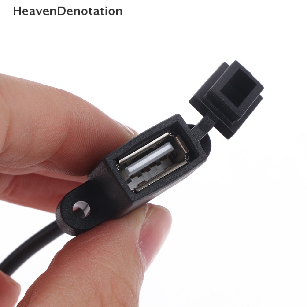 [HeavenDenotation] 2pin 4pin Diy USB Female Plug Power Socket Kabel Debu Bukti Penutup Konektor Kawat Las Power Supply Port Data Charging HDV