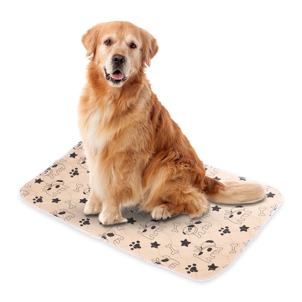 Gs8 SELFAIDING Karpet Matras Tempat Makan Hewan Peliharaan Pet Food Mat - CFB34 - Coffee Or-i