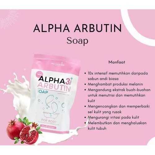 [SABUN] Precious Skin Alpha Arbutin 3 Plus Collagen Whitening Soap - 80gr