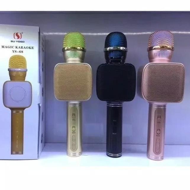 ♦ Mic bluetooth YS 68/mic wireless bluetooth karaoke ys68 ♥