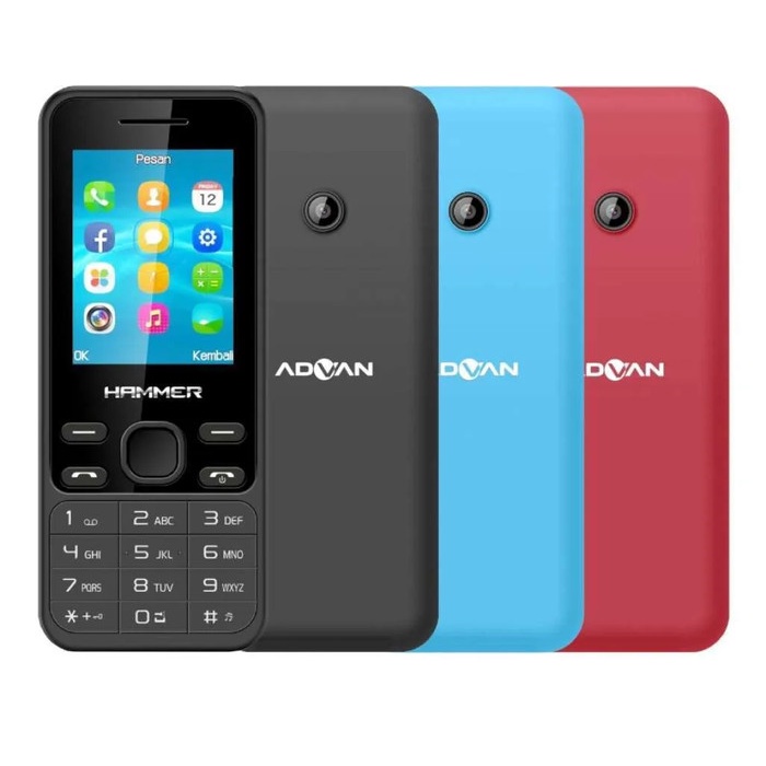 ADVAN HAMMER R6 FEATURE PHONE GARANSI RESMI TERMURAH