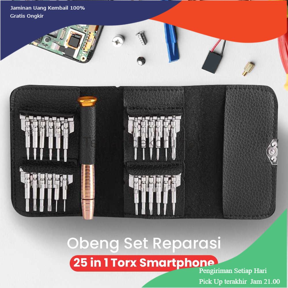 TD - HTA VASTAR Obeng Set Reparasi 25 in 1 Torx Smartphone - MA313Z