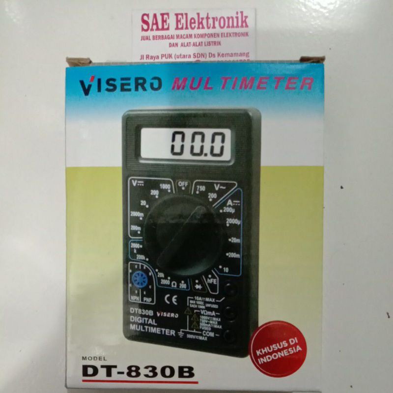AVOMETER DIGITAL VISERO / MULTIMETER DIGITAL