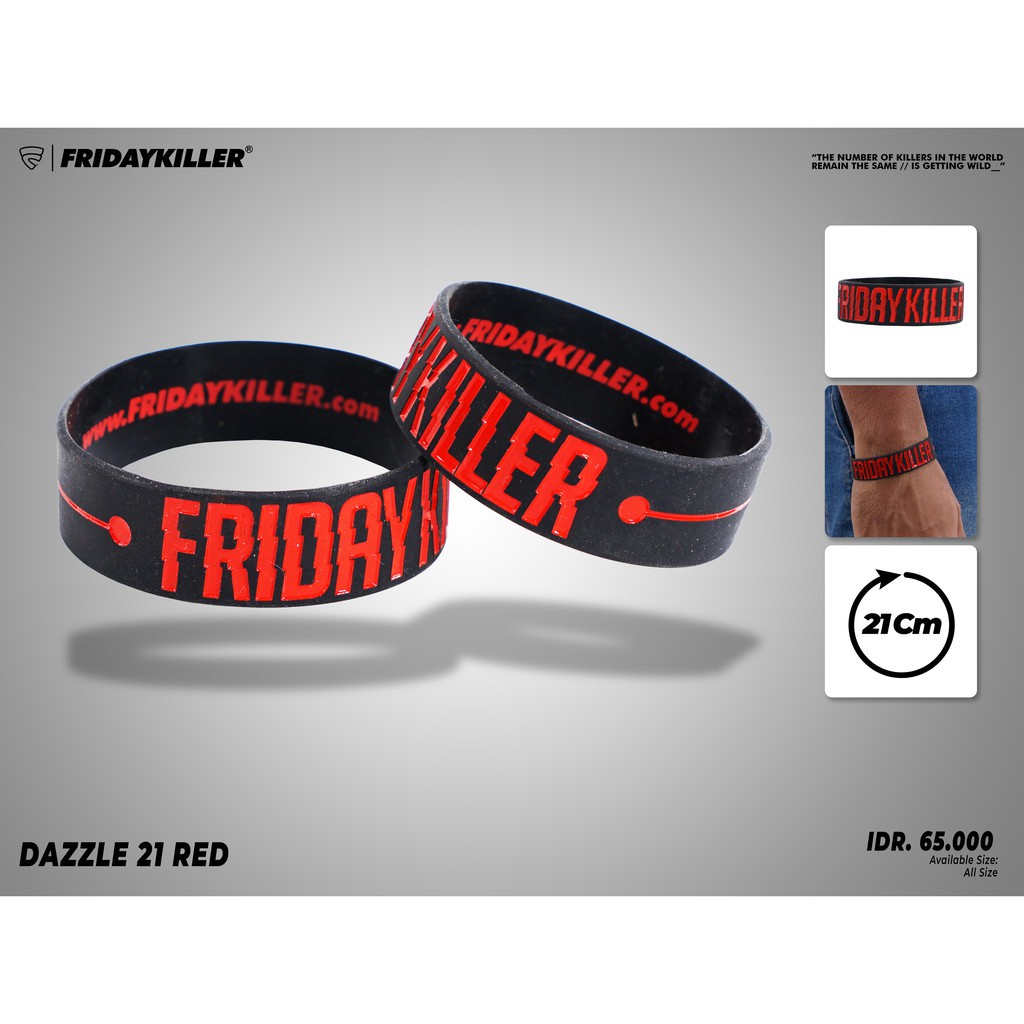 GELANG FRIDAY KILLER | DAZZLE 21 RED