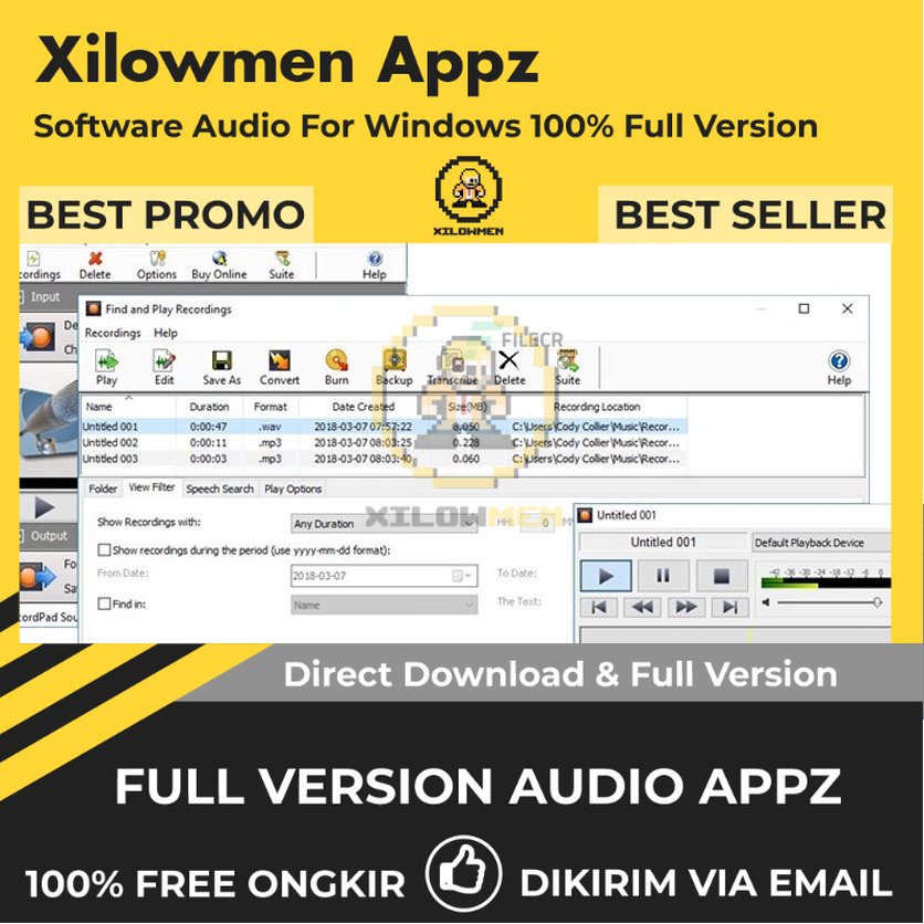 [Full Version] NCH RecordPad Pro Lifetime Audio Software WIN OS