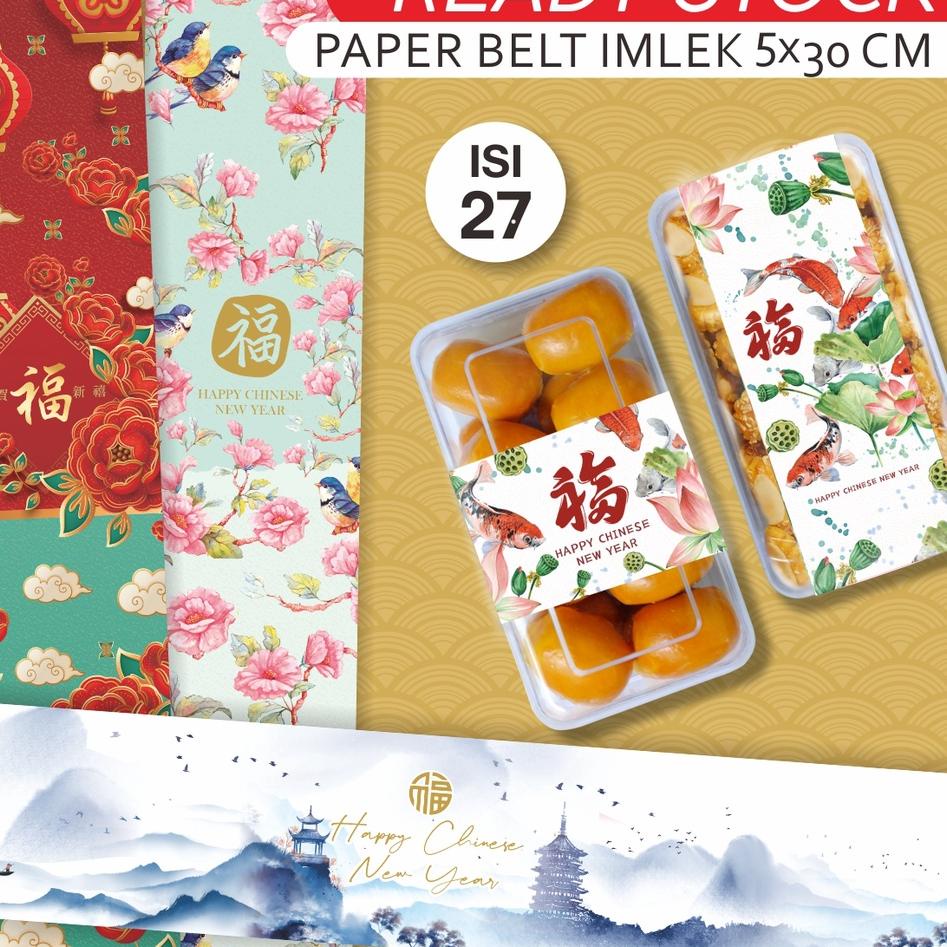 

Arrival Paper Belt Chinese New Year Imlek Sincia Rabbit READYSTOCK Dus Hampers 5x30cm