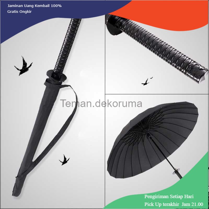 TD - DPR Payung Unik Jepang Bentuk Samurai Katana - B062