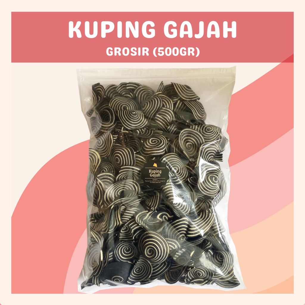 [DELISH SNACKS] Kuping Gajah (Grosir) 500gr / Snack Cemilan Kilo Kiloan / Camilan Manis