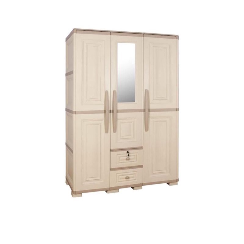 Lemari Plastik OTC Modern 3 Pintu