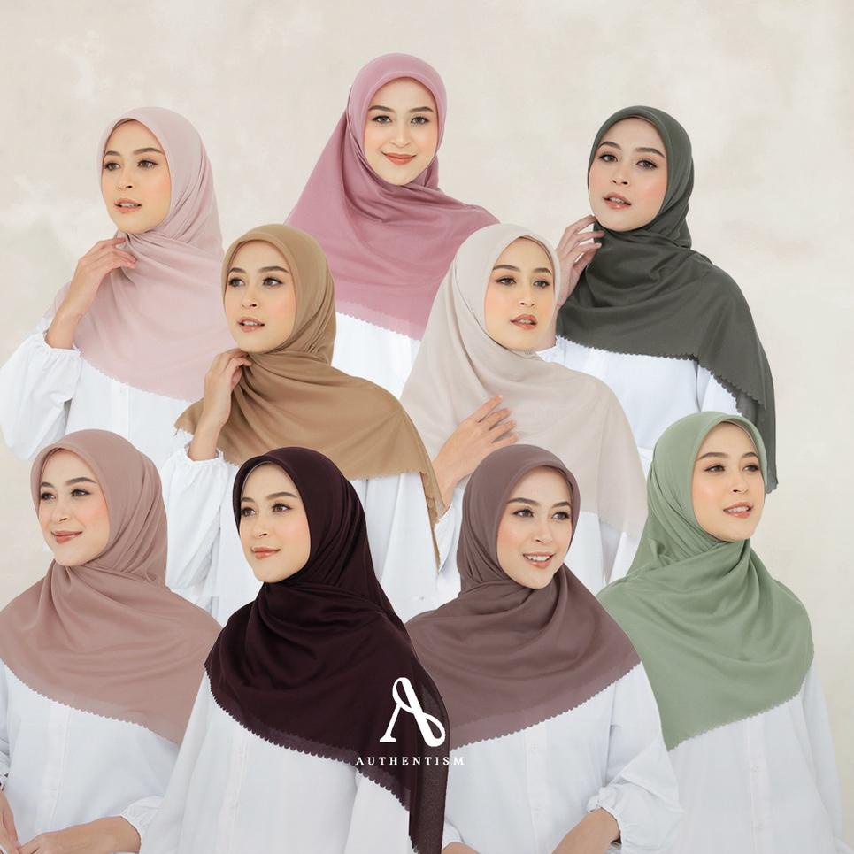 SIAP KIRIM AUTHENTISM ID RACHITA SERIES NEW SHADES KERUDUNG SEGI EMPAT POLOS VOAL ULTRAFINE PREMIUM 