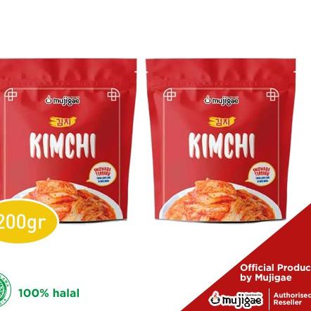 

♢ PAKET ISI 2 - Mujigae Kimchi (200 gr) / Kimchi Halal / Kimchi Ramyun ♂