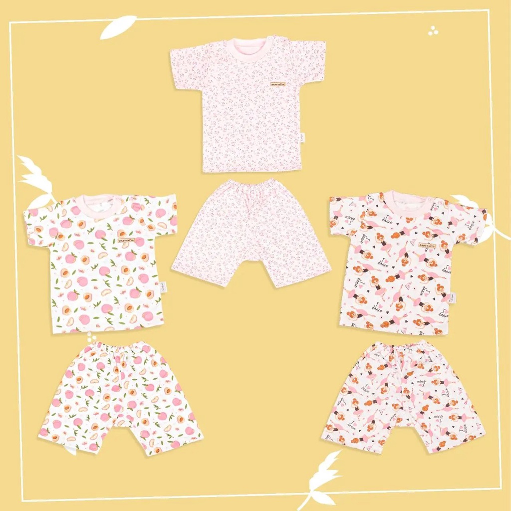 Set Baju Pendek + Celana Pendek Motif Chiyo Girl