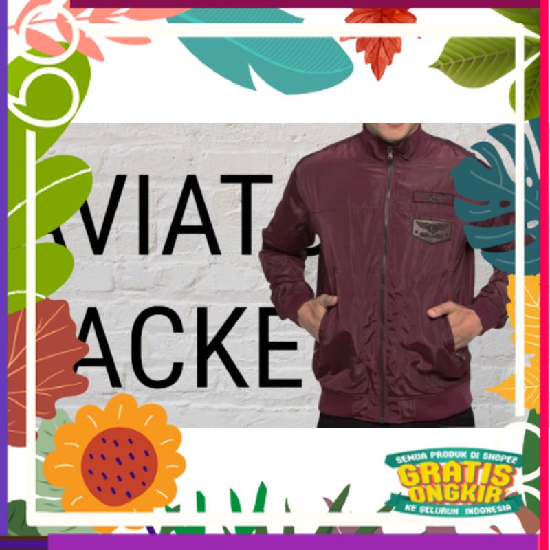 Jaket bomber emba / navy dark blue