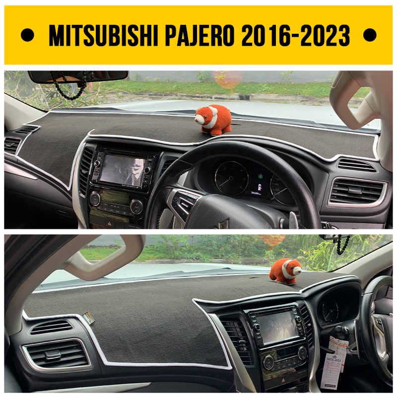 Selimut Cover Dashboard Mobil MITSUBISHI NEW PAJERO SPORT 2016-2023 Pelindung Dasbor - Alas Taplak D