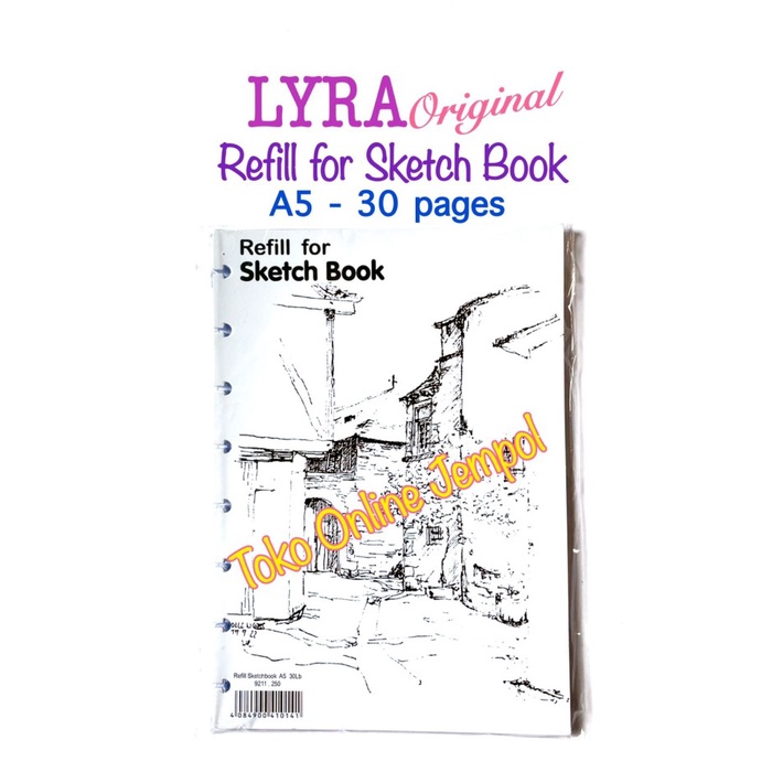 

ATK0666LR Refill A5 Sketch Book Lyra 9211250 buku sketsa gambar