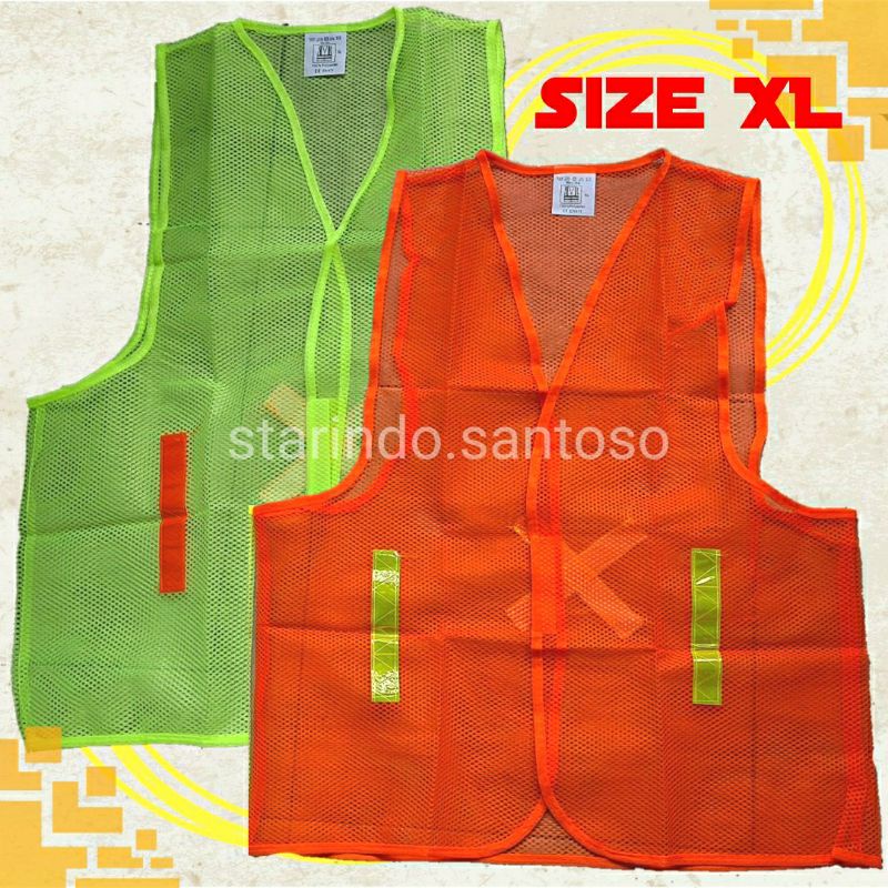 ROMPI SAFETY jaring polyester skotlight silang jaket keamanan proyek outdoor