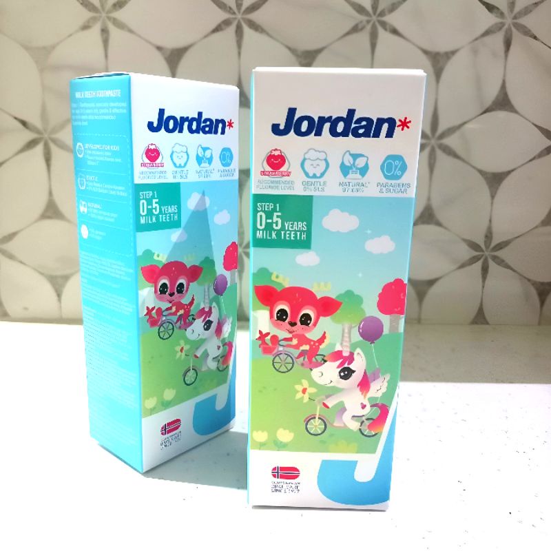 JORDAN KIDS TOOTHPASTE / JORDAN PASTA GIGI STEP 1 &amp; STEP 2 75gr