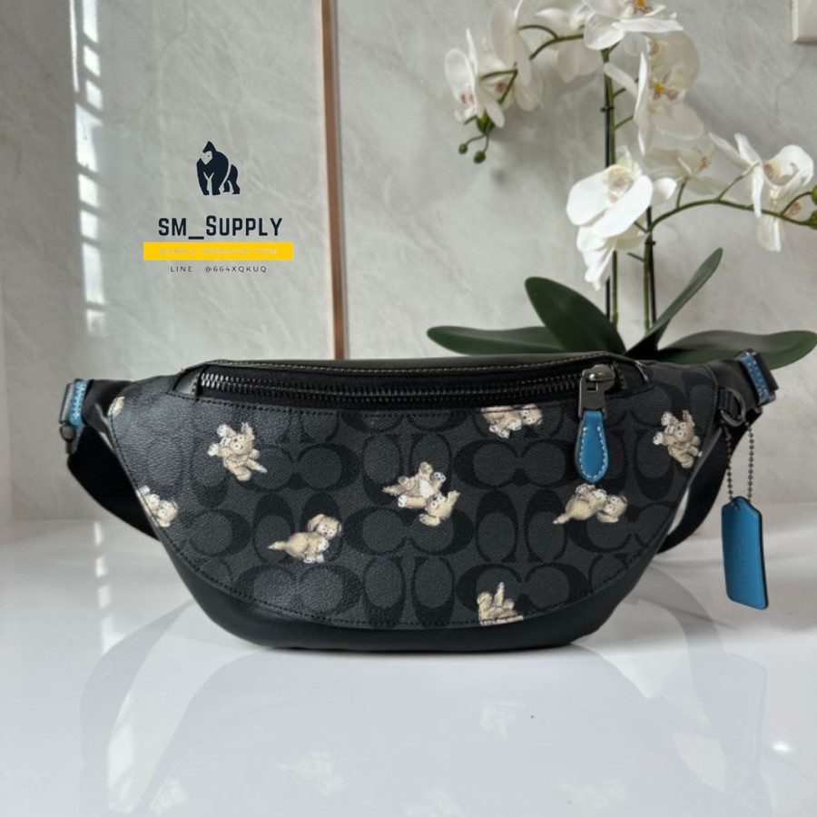 COACH TAS PRIA POCKETS INCLINED MEN'S CHEST BAG WAISTBAG CHEST CC123