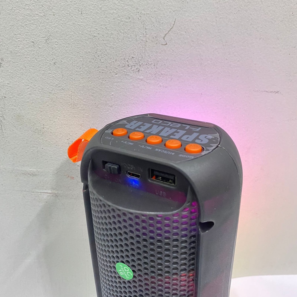 Speaker PORTABLE BT LED SUPER BASS TYPE F-632/ SPEAKER FULL BASS MINI BT PORTABLE MURAH