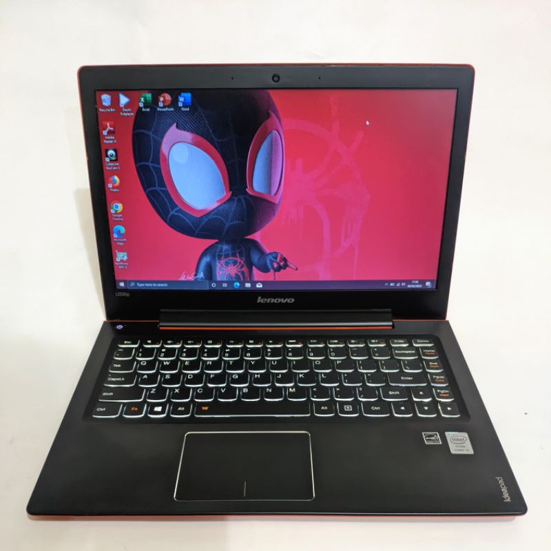laptop Ultrabook slim/tipis Lenovo Ideapad u330p - Core i5 - ram 8gb - Ssd 512gb