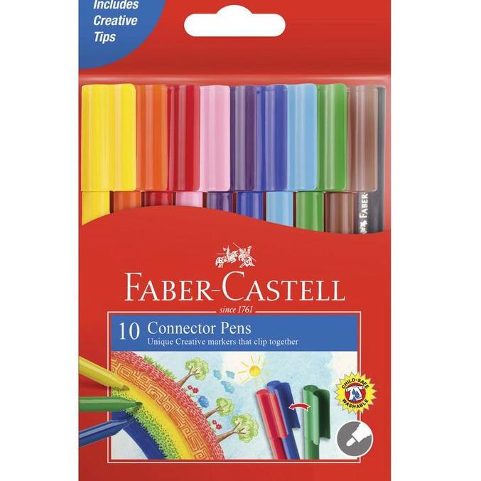 

I80 Connector Pen Faber Castell 10 Warna HARGA MURAH た