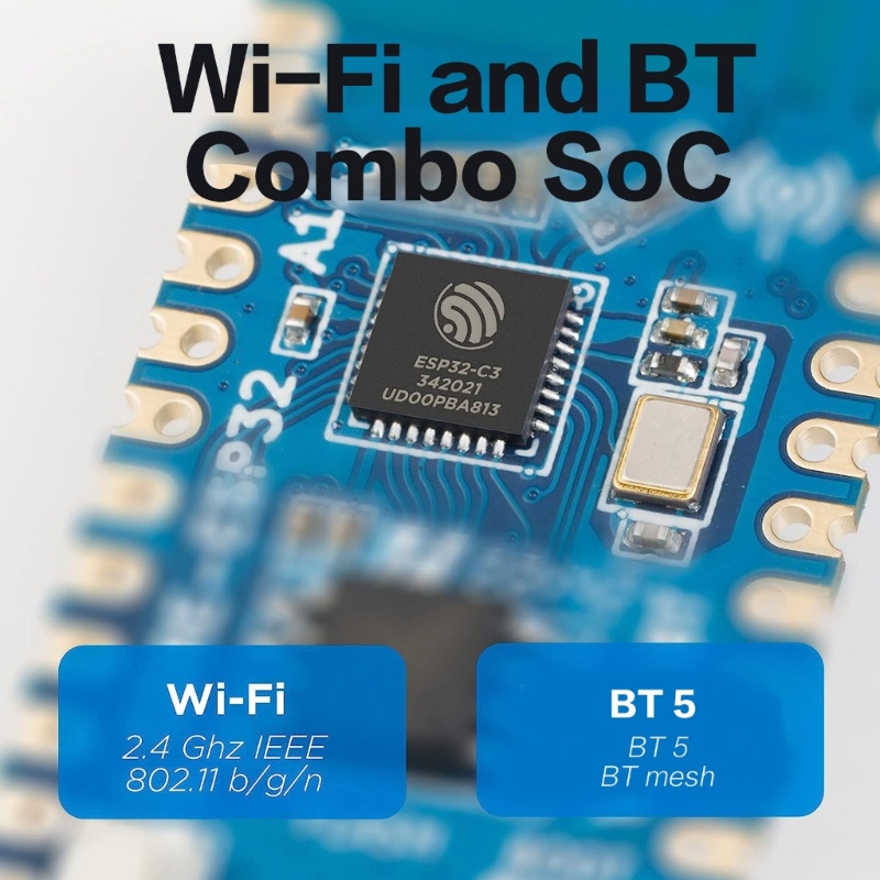 Btsg ESP32C3 Papan Pengembangan 2.4GHz Dual-Core Untuk Arduin, Nodemcu, Dan MicroPytho