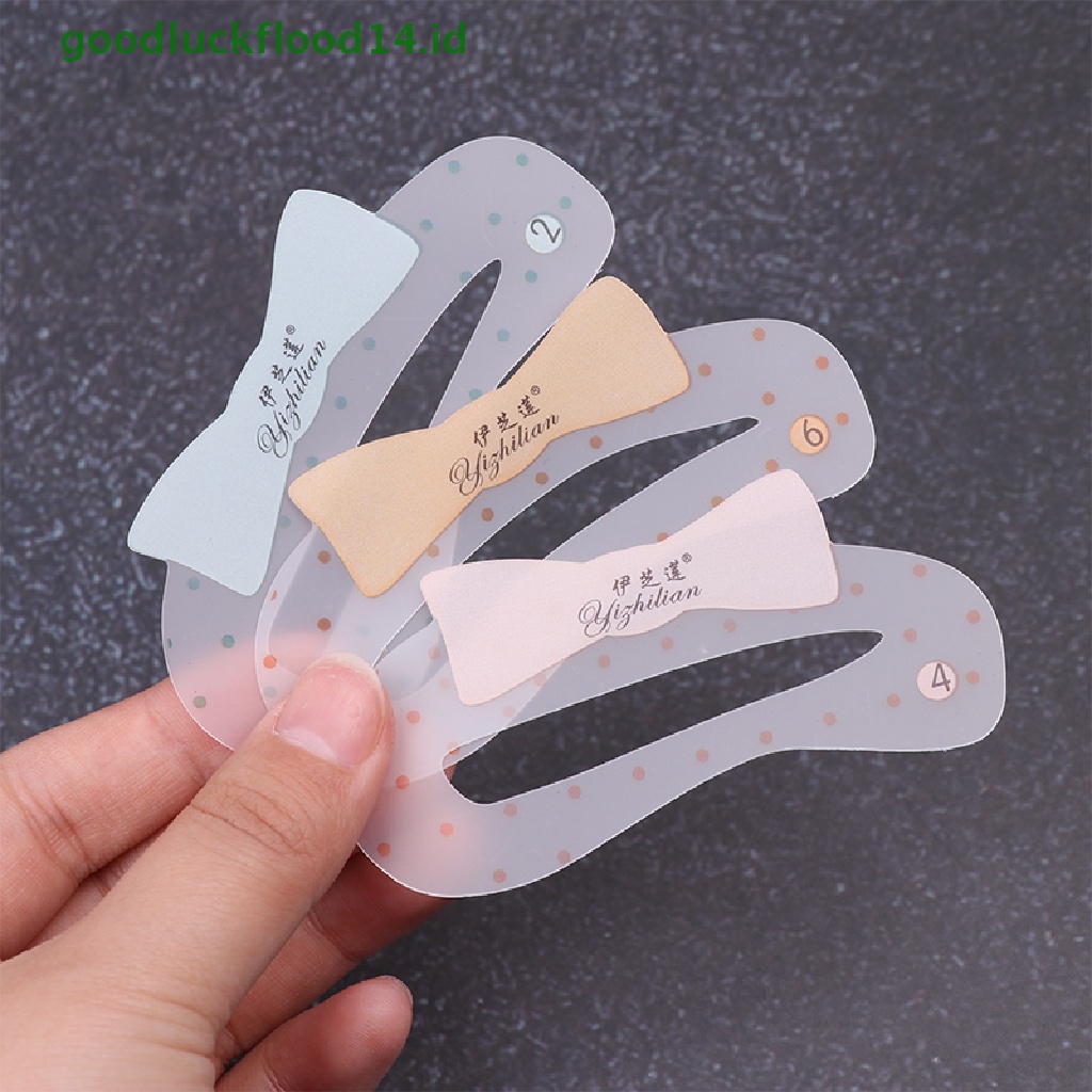 [GOOGFOUR] 6pcs Pembentuk Alis Membentuk Stensil Grooming Charm Brow Card Template Makeup [TOP]