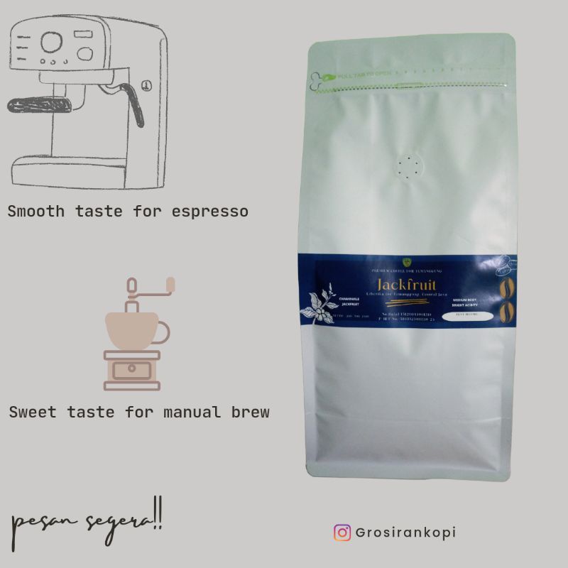 

roasted bean kopi Excelsa/Liberika Temanggung premium 1kg