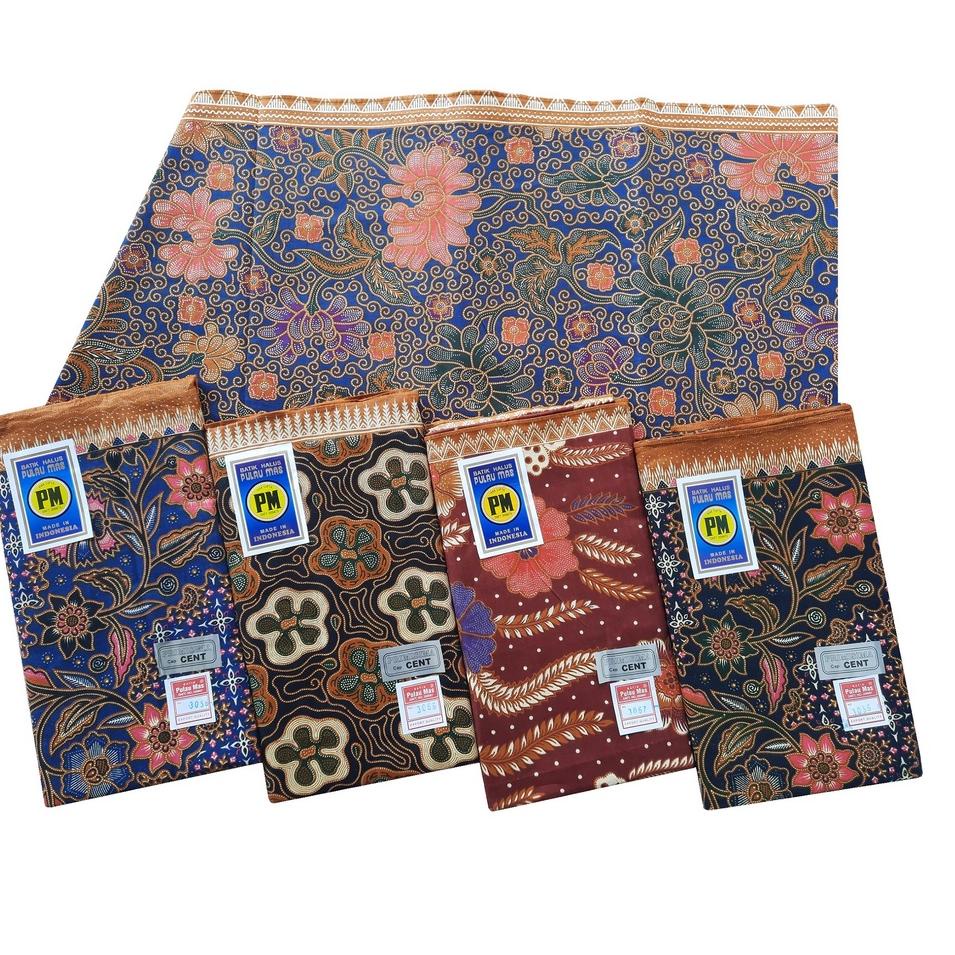 New Stock Kain Panjang Batik Kain PM Pulau Mas Cap Cent Orinal Kain Jarik Panjang Jarik Batik Samg T