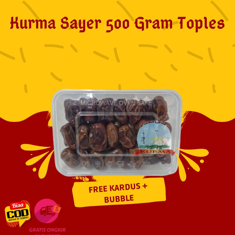 

DC Kurma Sayer 500 gr / Kurma Sayer Original / Emirates Dates Gold / Kurma Sayer Asli / Kurma Arab