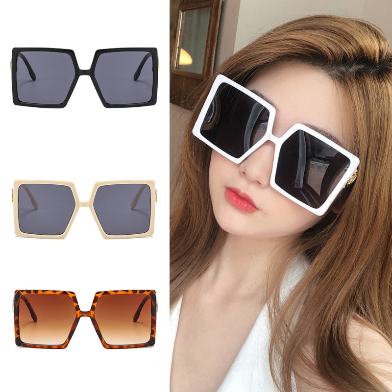 Kacamata Hitam Eropa Dan Amerika Cross-border Trend Square Sunglasses