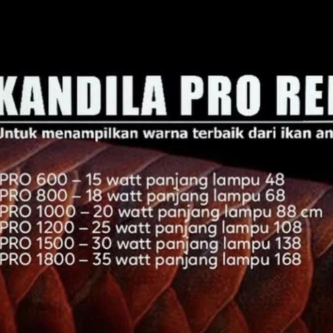 Lampu View Aquarium Kandila Pro Red View 100Cm Termurah 1000% Original