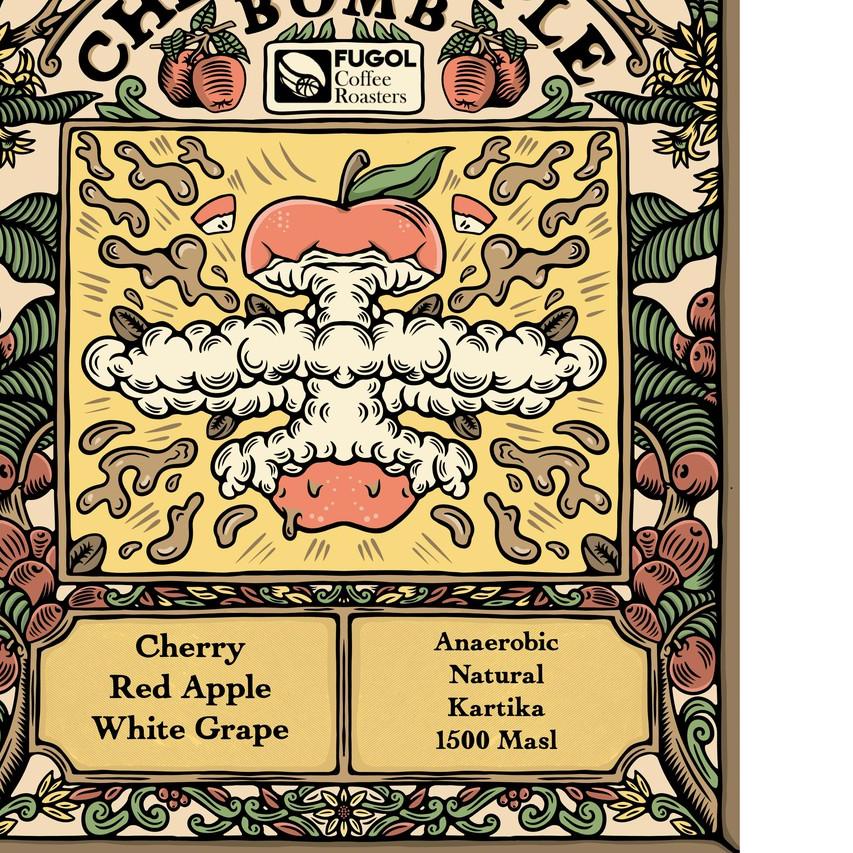 

Ω Kopi Arabika CHERRY APPLE BOMB! Natural Anaerobic Specialty Coffee (200 gr) ☆