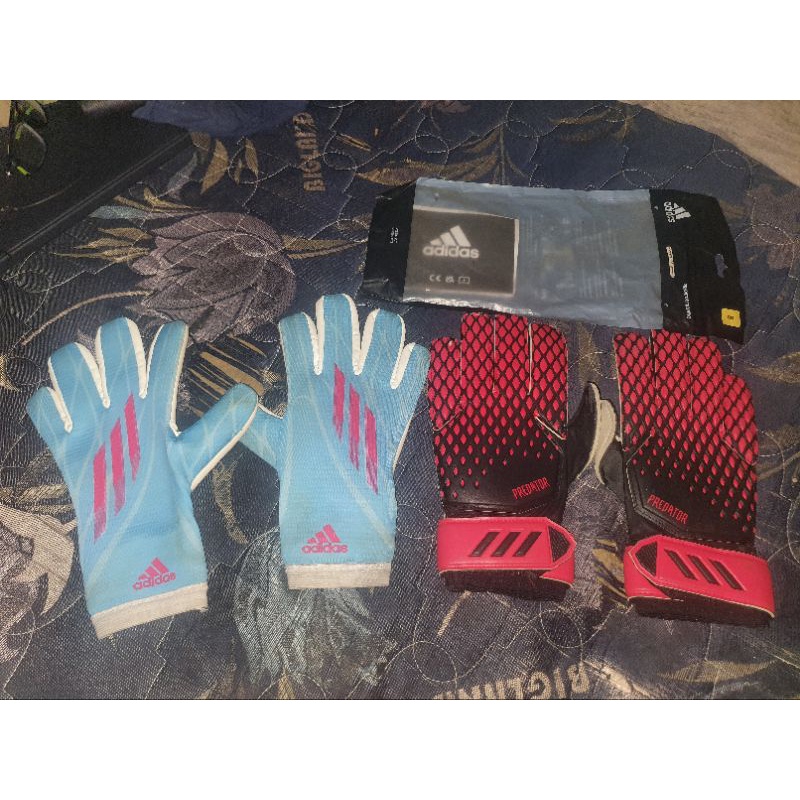 Sepaket 2 Sarung Tangan Kiper, Adidas X GL Training & Adidas Predator GL Training Original