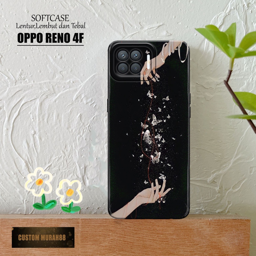 Case Hp Oppo Reno 4F Terbaracu - Fashion Case KUPU - Casing Oppo Reno 4F Terbaru - Softcase Hp Oppo 