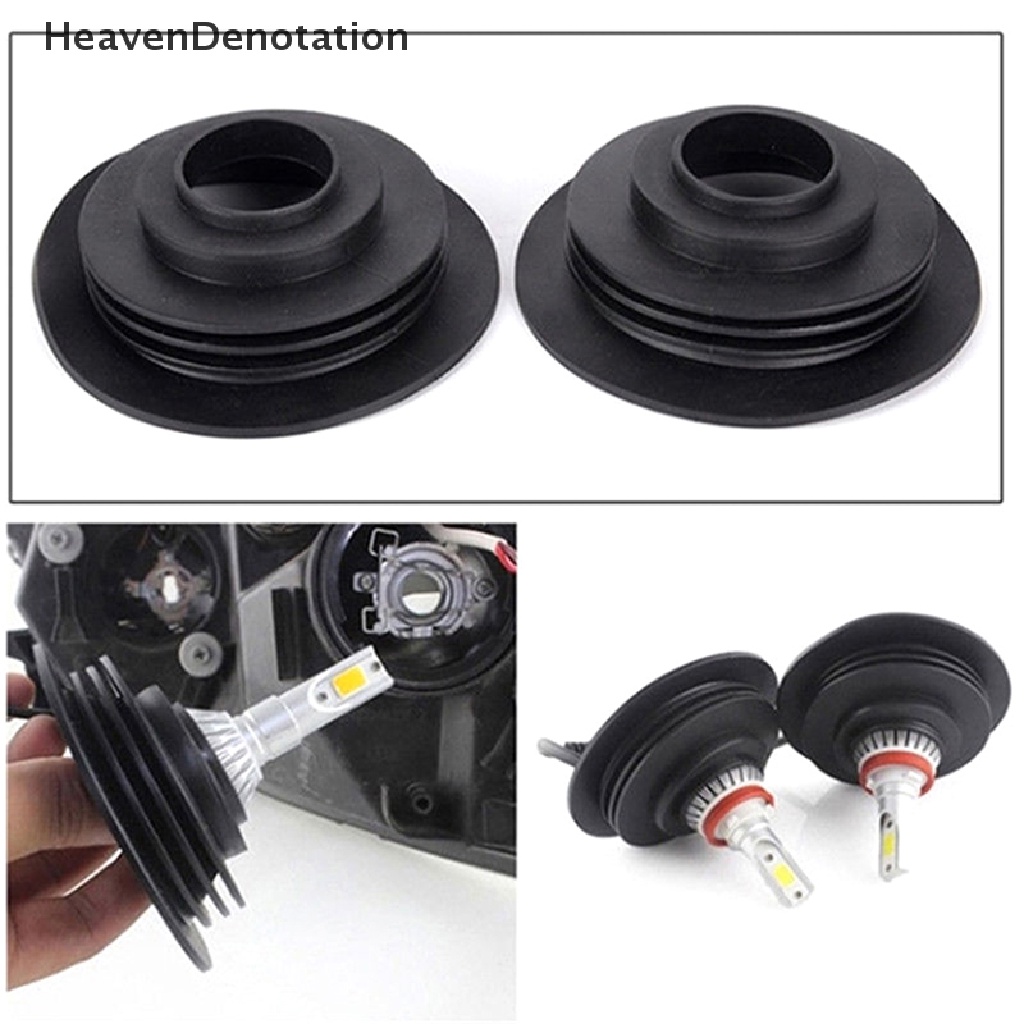 [HeavenDenotation] Karet Lembut Penutup Debu Untuk Mobil Auto Headlight Universal LED Light Seal Cap Mobil Motor LED Headlight Bulb Waterproof Dust Cover HDV