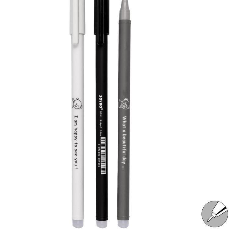 

TERBAIK Erasable Gel Pen Pulpen Bisa Dihapus Joyko GP-321 Shokyo 3 Gel 0.5 mm 1 PACK / 12 Pcs U7Y^^
