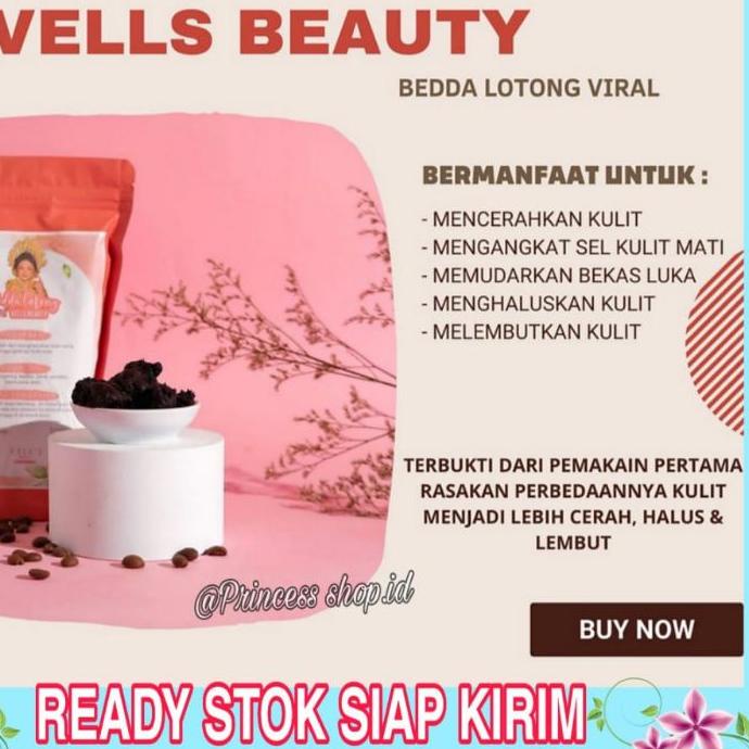 ➸ READY STOK Lulur Viral Vells beauty / Bedda Lotong Vells Beauty ▼