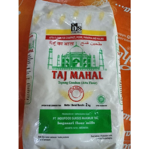 

Taj Mahal Tepung Gandum (Atta flour) 2kg