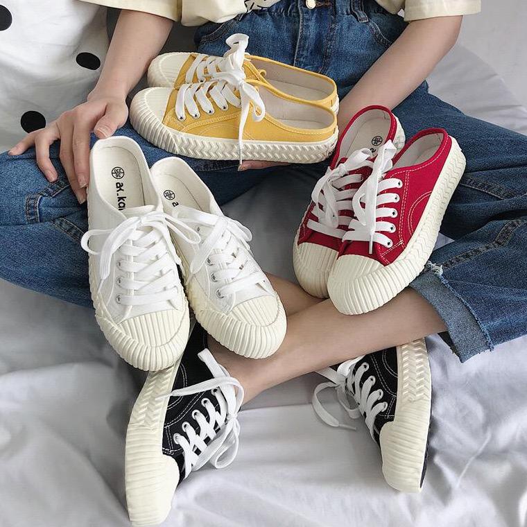 Siap Kirim Free Box Sepatu Wanita Populer  Sepatu Wanita Korea NS8037 Sneakers Wanita Import Sepatu 