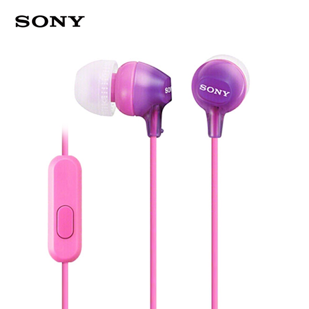 Sony 3.5mm Wired Headset Sport Earbuds EX15AP Earphone Stereo