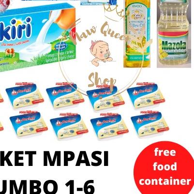 

➲ PAKET MPASI LENGKAP JUMBO ( BELCUBE + KIRI + BABYBEL + CASA DI OLIVA / EVOO + MAZOLA + ANCHOR) ◙