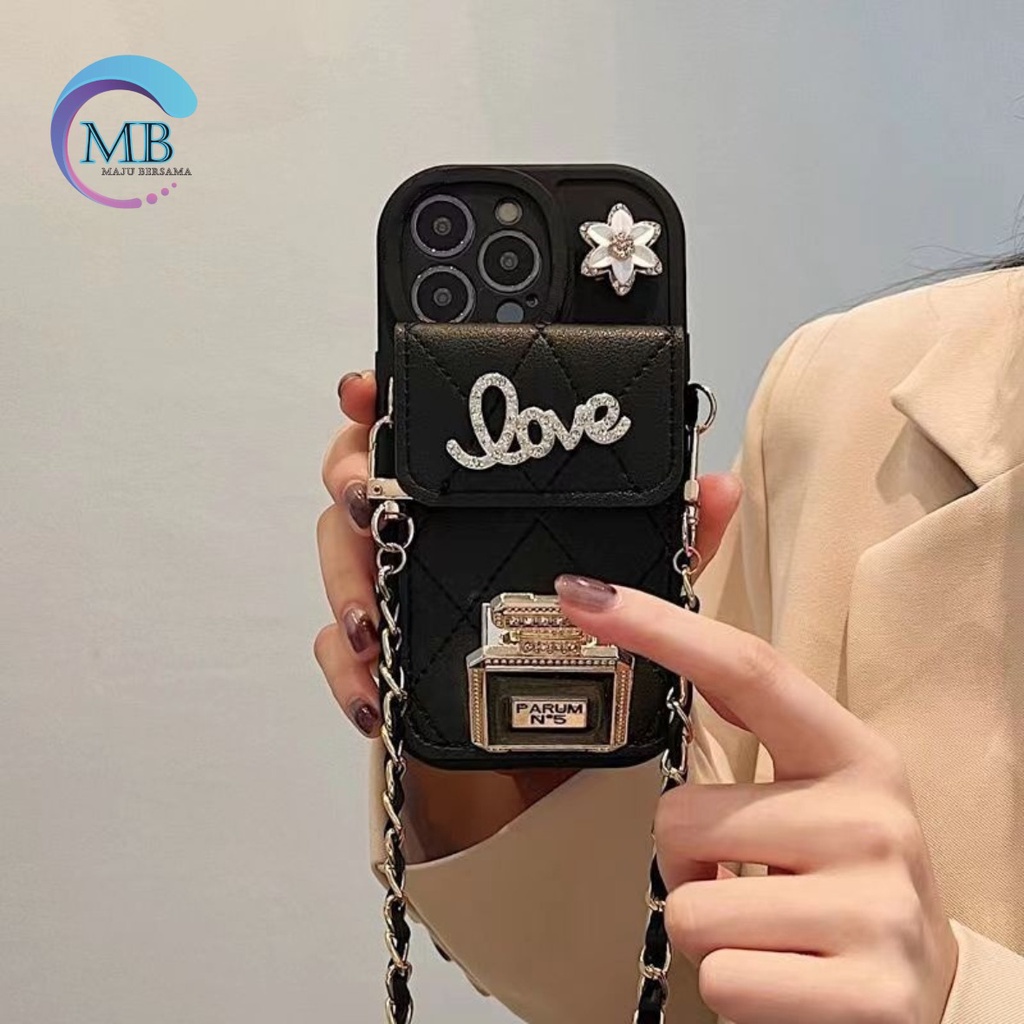 GC06 SOFTCASE TAS TALI RANTAI FOR REALME C1 C2 3 5 5I 5S C3 7 8 PRO 7I C17 8I 9 9I 9 PRO PLUS V13 MB4333