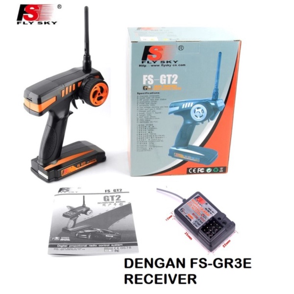 

Dijual JakartaHobby Flysky GT2 2.4ghz with receiver - Orange Limited