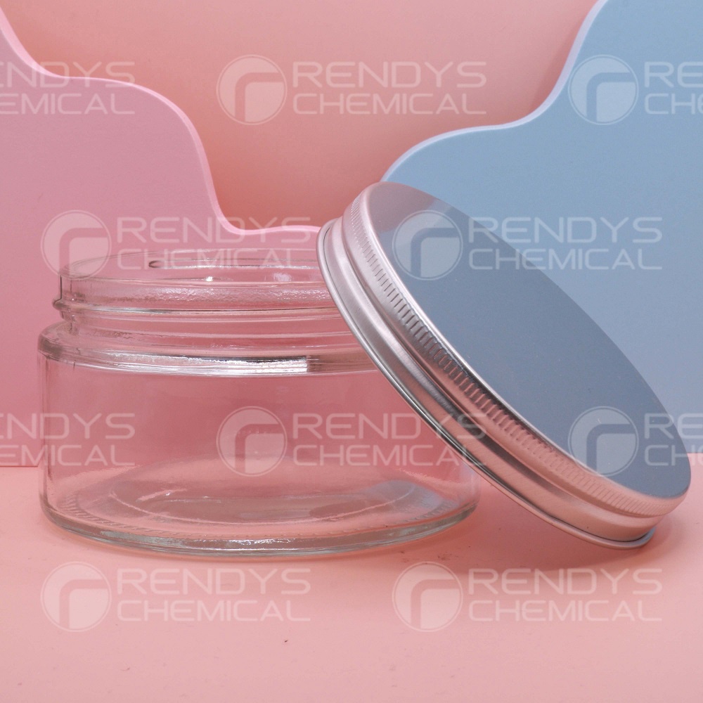 Jar Kaca Bening 200ML 400ML 500ML 750ML Bulat Tutup Aluminium / Toples Kaca / Glass Jar 200 400 500 750 ML / Stoples Serbaguna