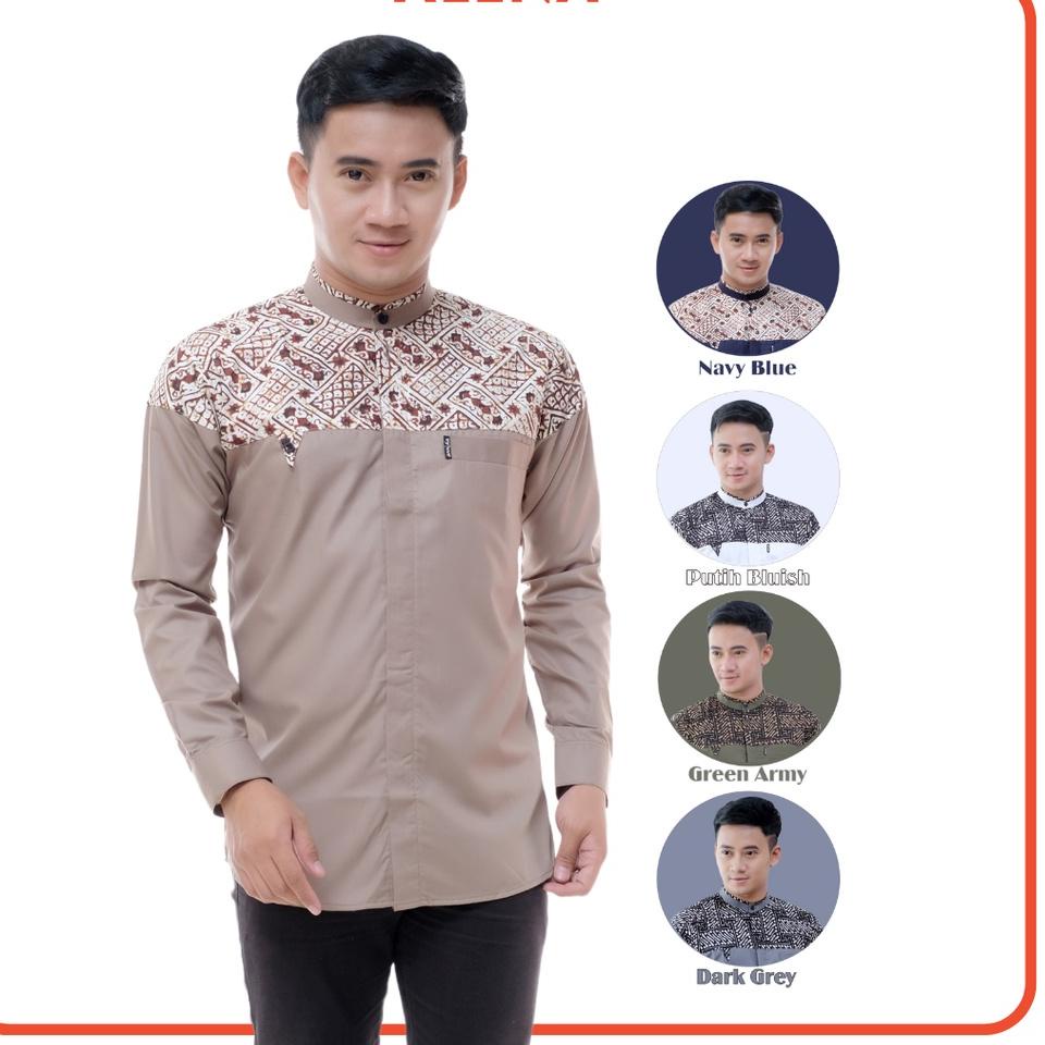 ⤴ Baju Koko Motif Farhan | Kemko Farhan Wafer Coksu Atasan Baju Melayu ALENA レ