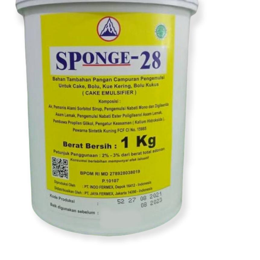 

۩ Sponge-28 SP Pengembang Kue 1Kg Cake Emulsifier ➽