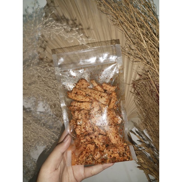 

Basreng pedas daun jeruk