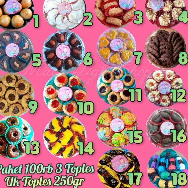 

❈ Paket 100rb isi 3 toples Hampers parcel lebaran Kue kering kuker nastar kastangel sagu keju gift box parsel idul fitri kue coklat parcel box hampers bingkisan lebaran paket kue lebaran murah paket hemat ☪